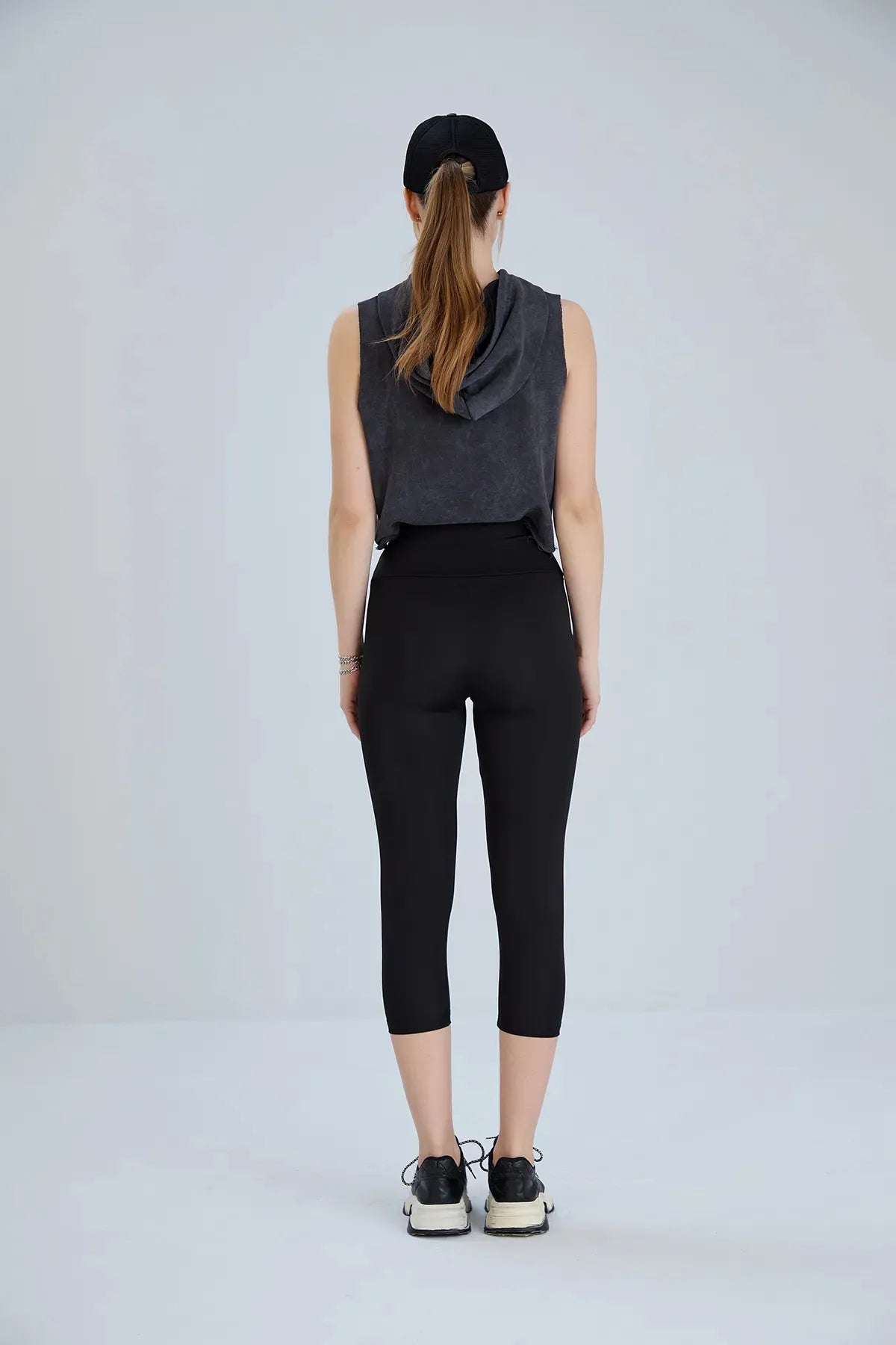 Kapri Boy Dalgıç Kumaş Toparlayıcı Spor Tayt