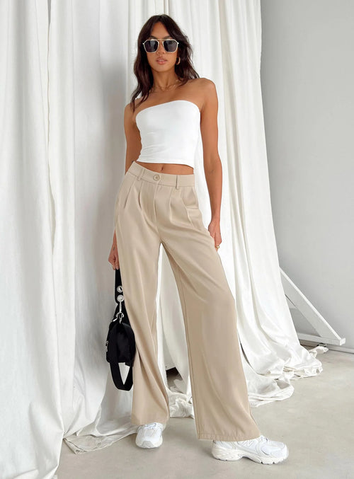 Basic Straplez Crop
